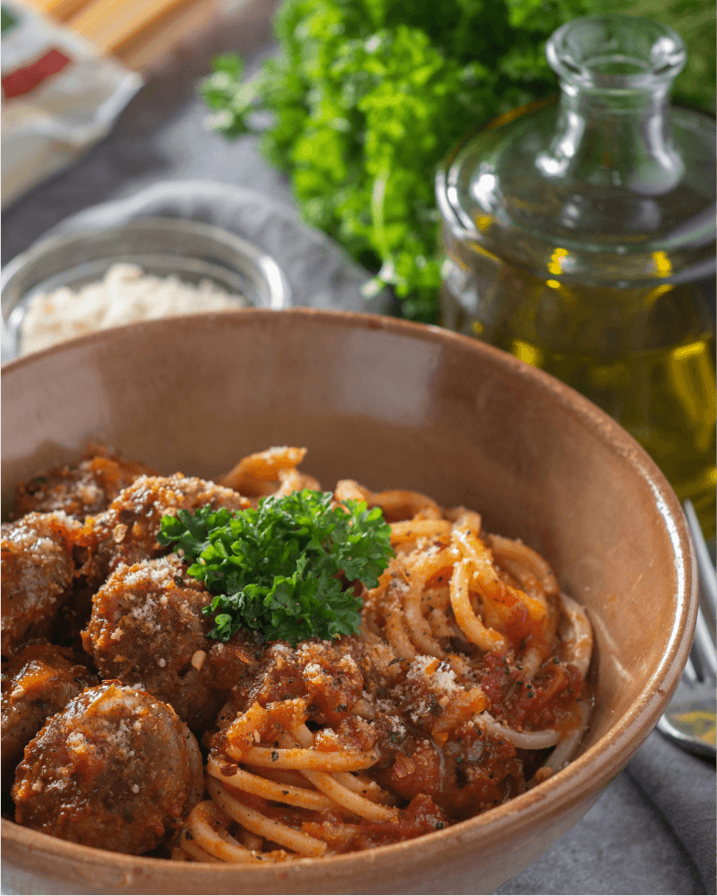 Macarrão com Carne